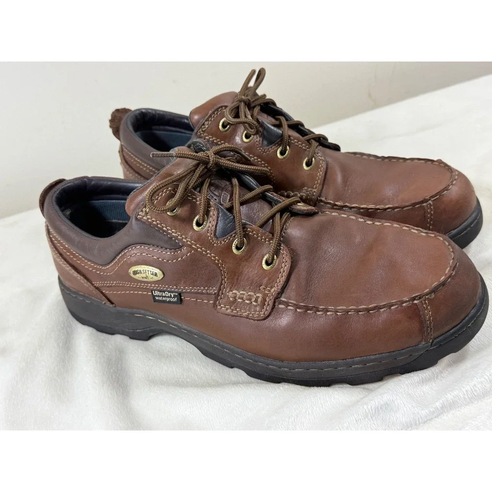 Irish Setter Hunt UltraDry Waterproof Oxford Shoes Men's 14 E2 Brown Leather